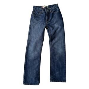 Levi’s 514 Boys 12 Regular Slim Straight Jeans 26x26 Dark Wash